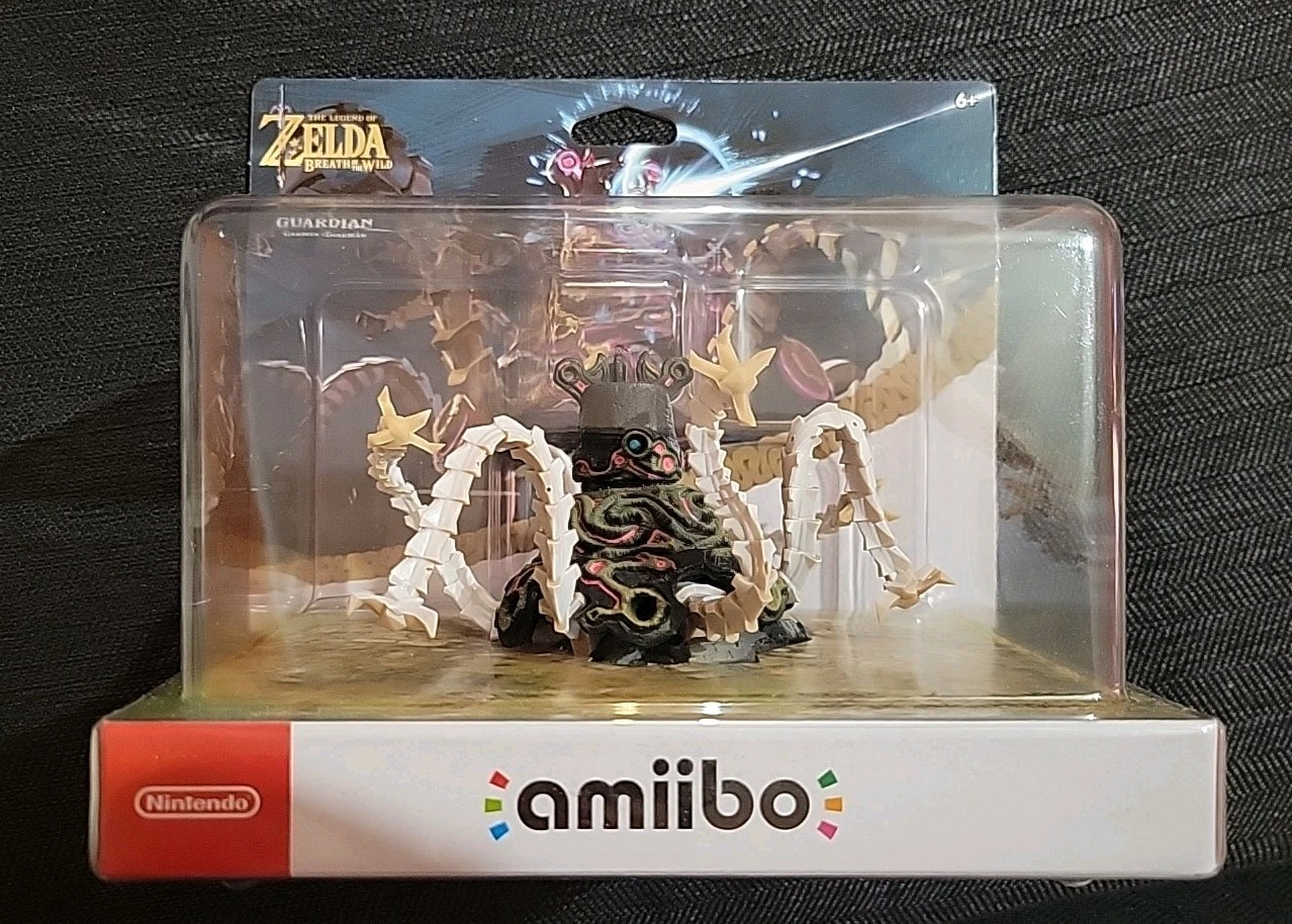 Nintendo Legend of Zelda Breath of the Wild Amiibo Guardian/Link/Midna