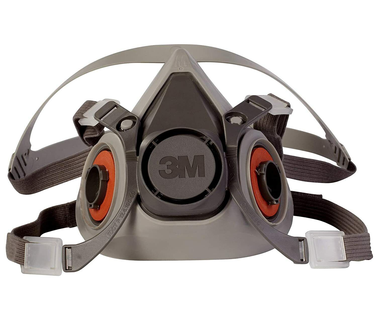 3M 6200 Half Facepiece Reusable Respirator, Respiratory Protection Size MEDIUM