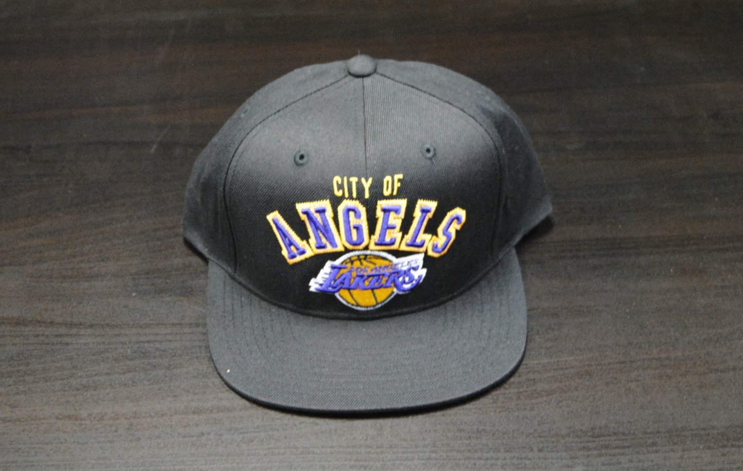 NEW MITCHELL AND NESS HHSS1100 LOS ANGELES LAKERS ZZ SNAPBACK HWC BLACK