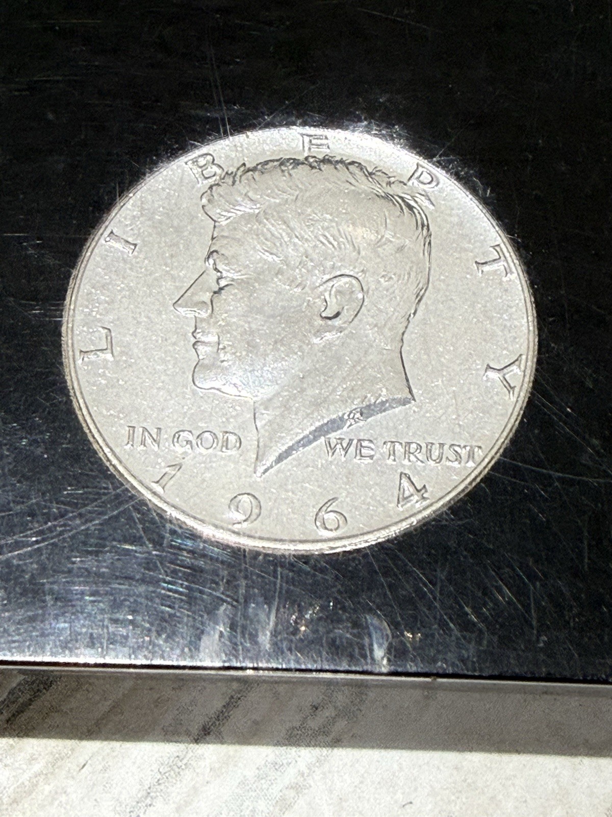1964 US Coin Set 90% Silver Plastic Case 5 Coins