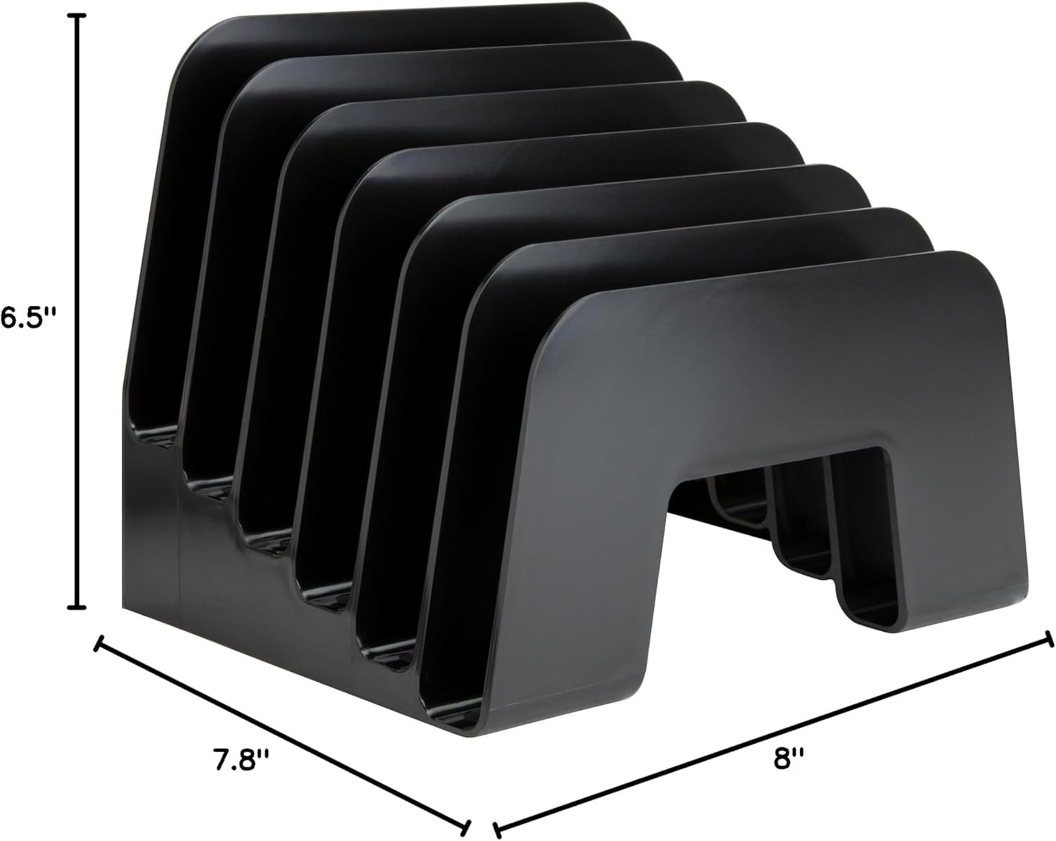 6-Slot Inclined Desk Step Sorter