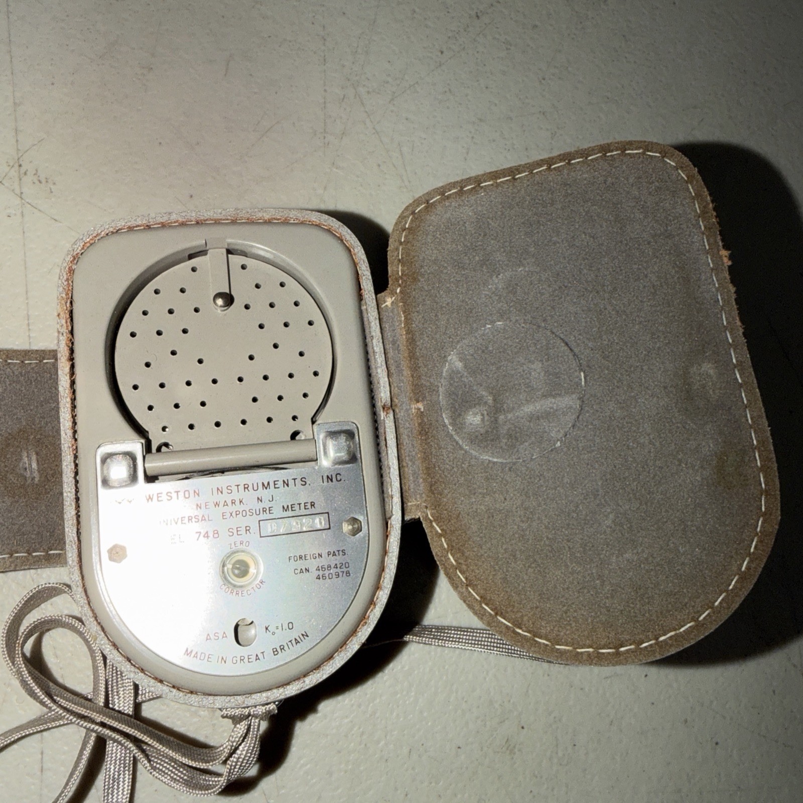 WESTON MASTER 5 INSTRUMENT UNIVERSAL EXPOSURE METER MODEL 748