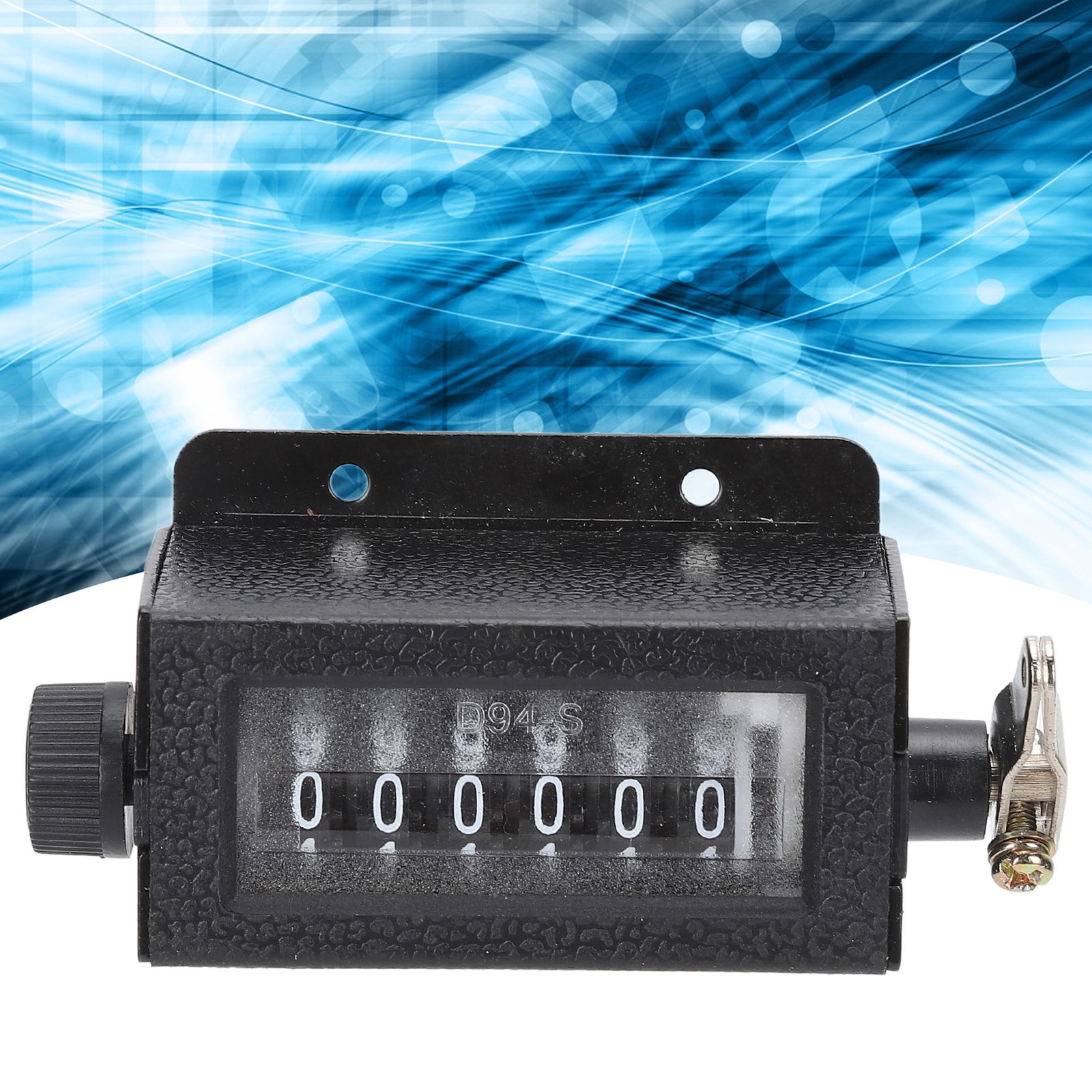 Mechanical Counter 6 Digit Hand Pull Stroke Tally Counter With Spring For