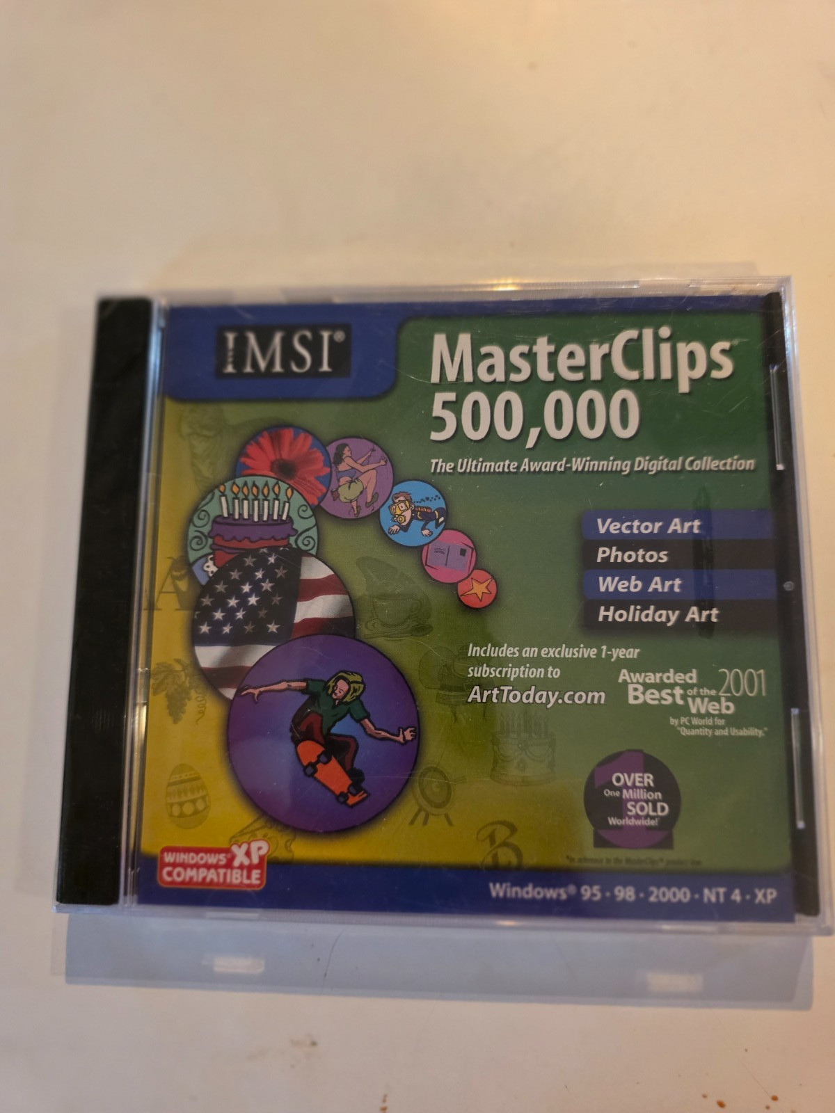 Vintage Windows Software Master Clips 500,000