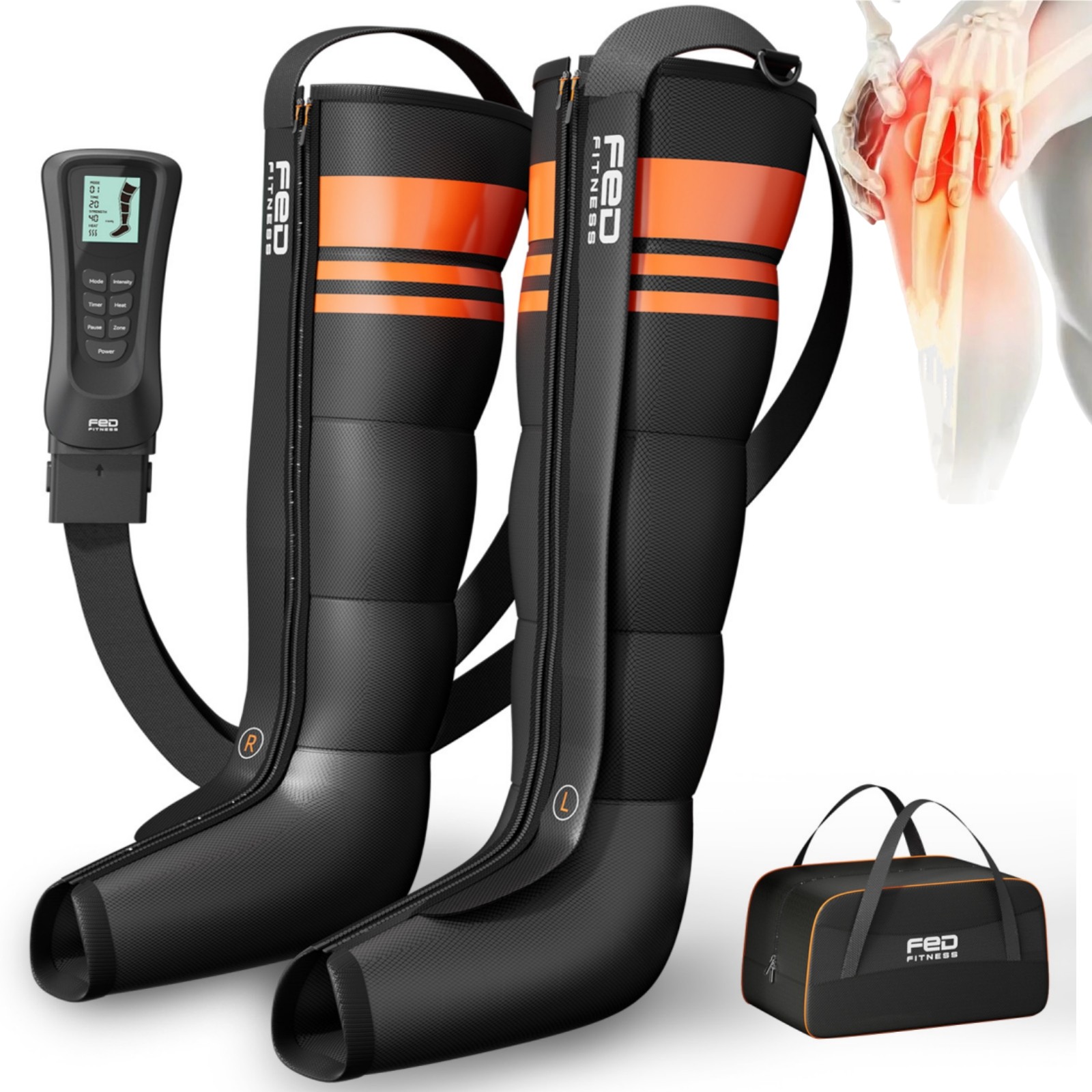 Leg Compression Massager for Pain Relief, Circulation, Fast Recovery, Relaxation