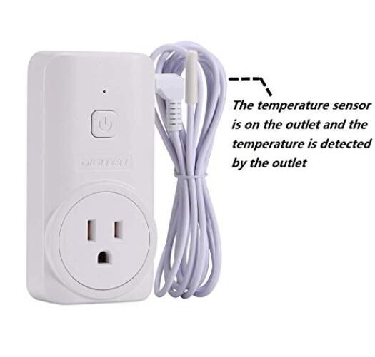 Wireless Thermostat Outlet, Temperature Controlled Outlet Heating & Cooling
