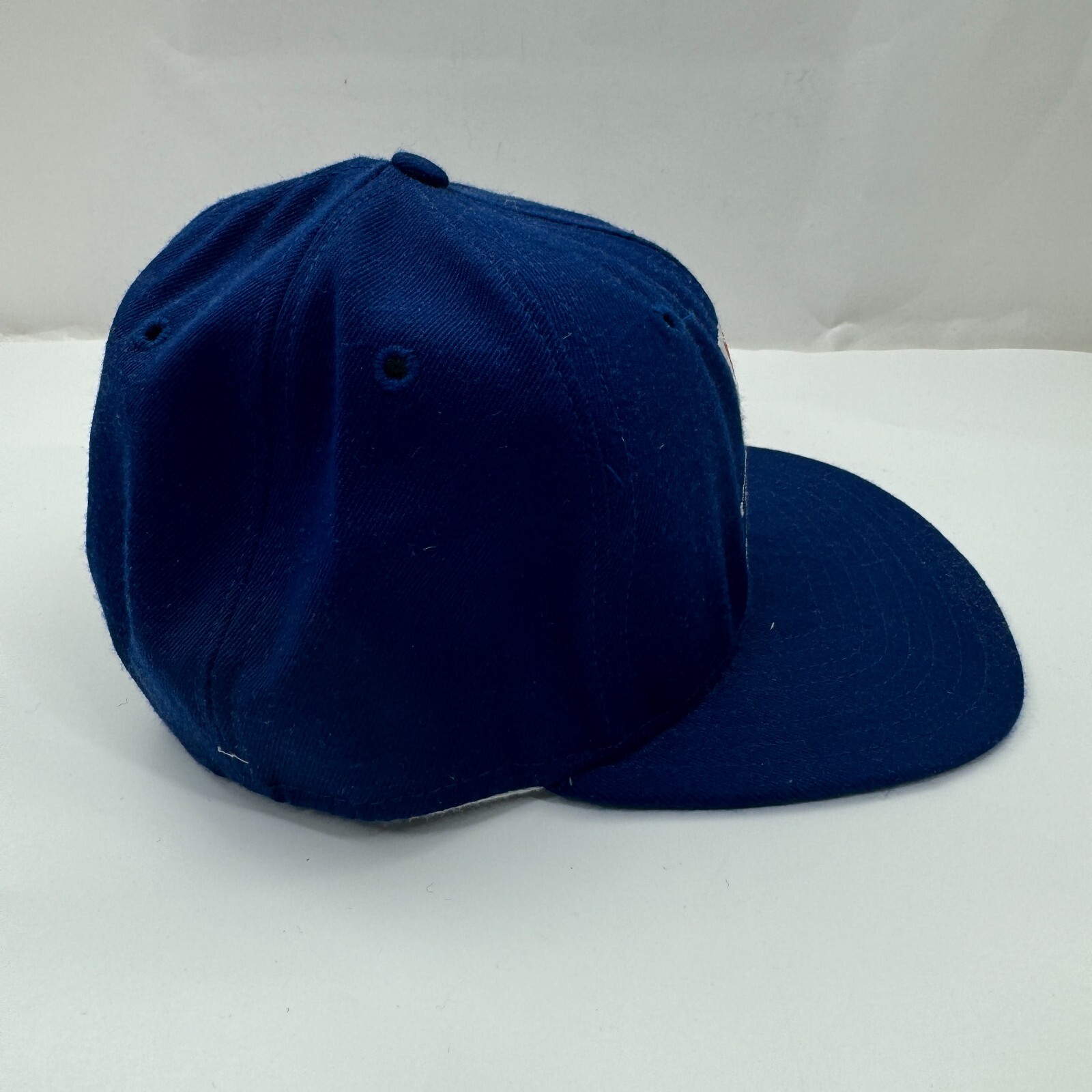 Vintage Durham Bulls Hat Cap Snap Back Blue Delong MiLB Baseball Made USA Wool