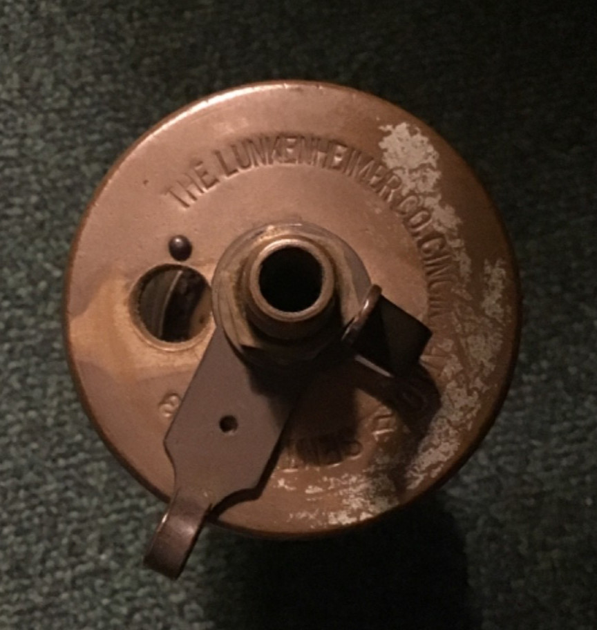 Lunkenheimer Brass Oiler Sentinel No.3 Hit&Miss gas Engine~Glass Crack Sold ASIS