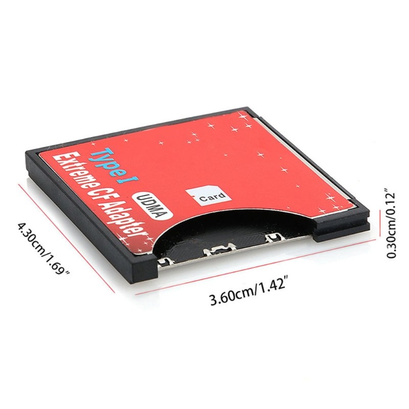 Speed SDXC to CF Compact Flash Memory Card Reader Adapter Type I High