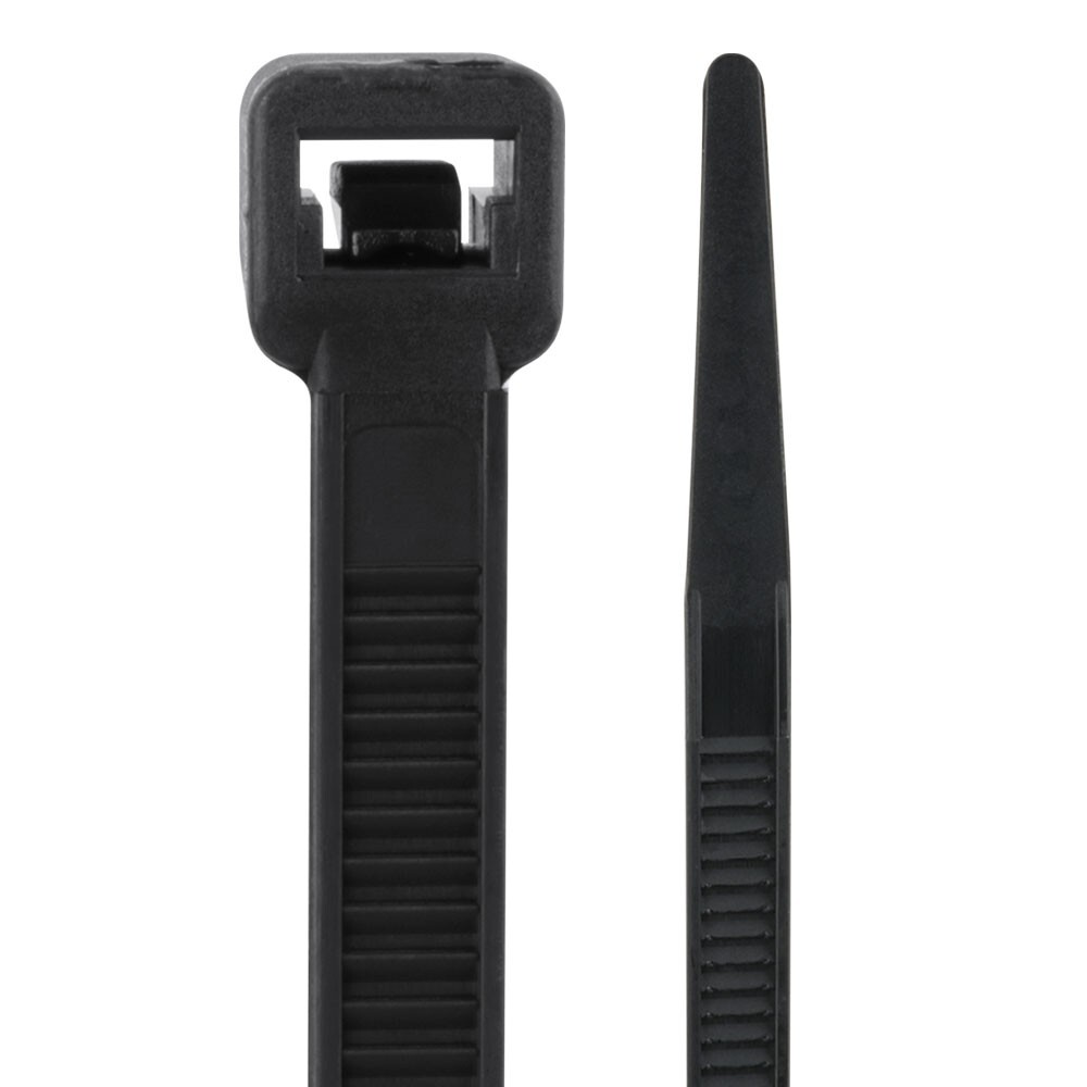 *OPEN BOX* Construct Pro 14″ Self-Locking Nylon Cable Ties (100 Pack, Black)