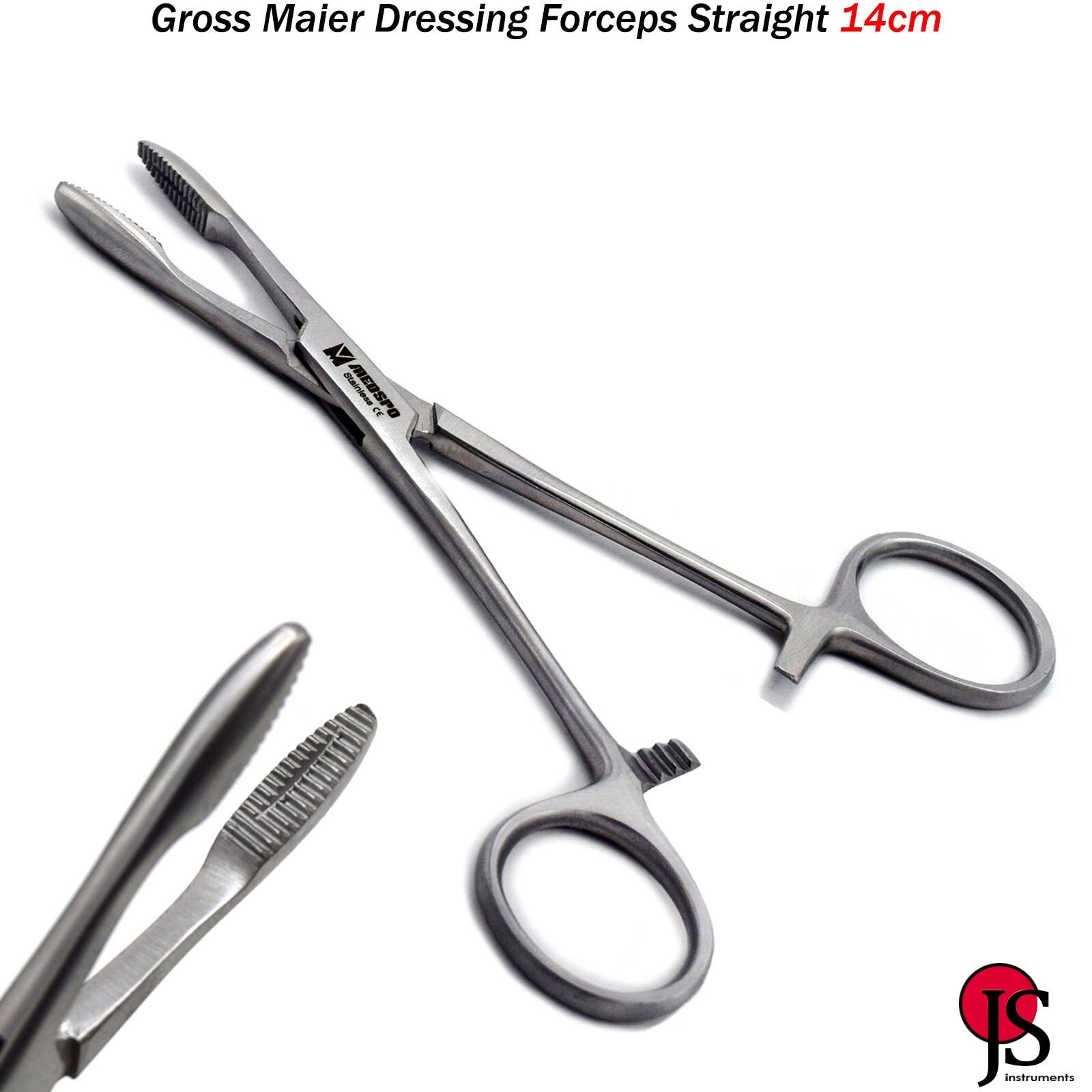 Surgical Locking Gross Maier Dressing Forceps 14cm Tattoo Piercing Instruments