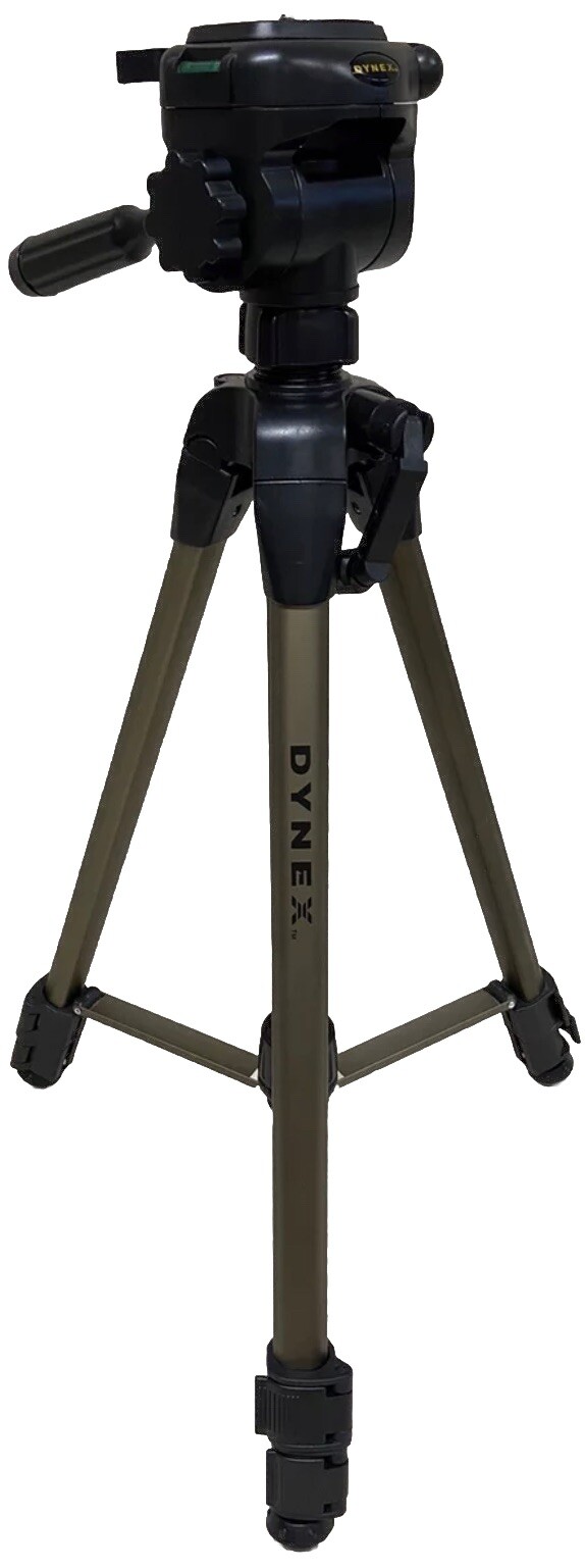 Dynex DX-TRP60 Professional 60" Universal Tripod with Attachment Plate Levelers