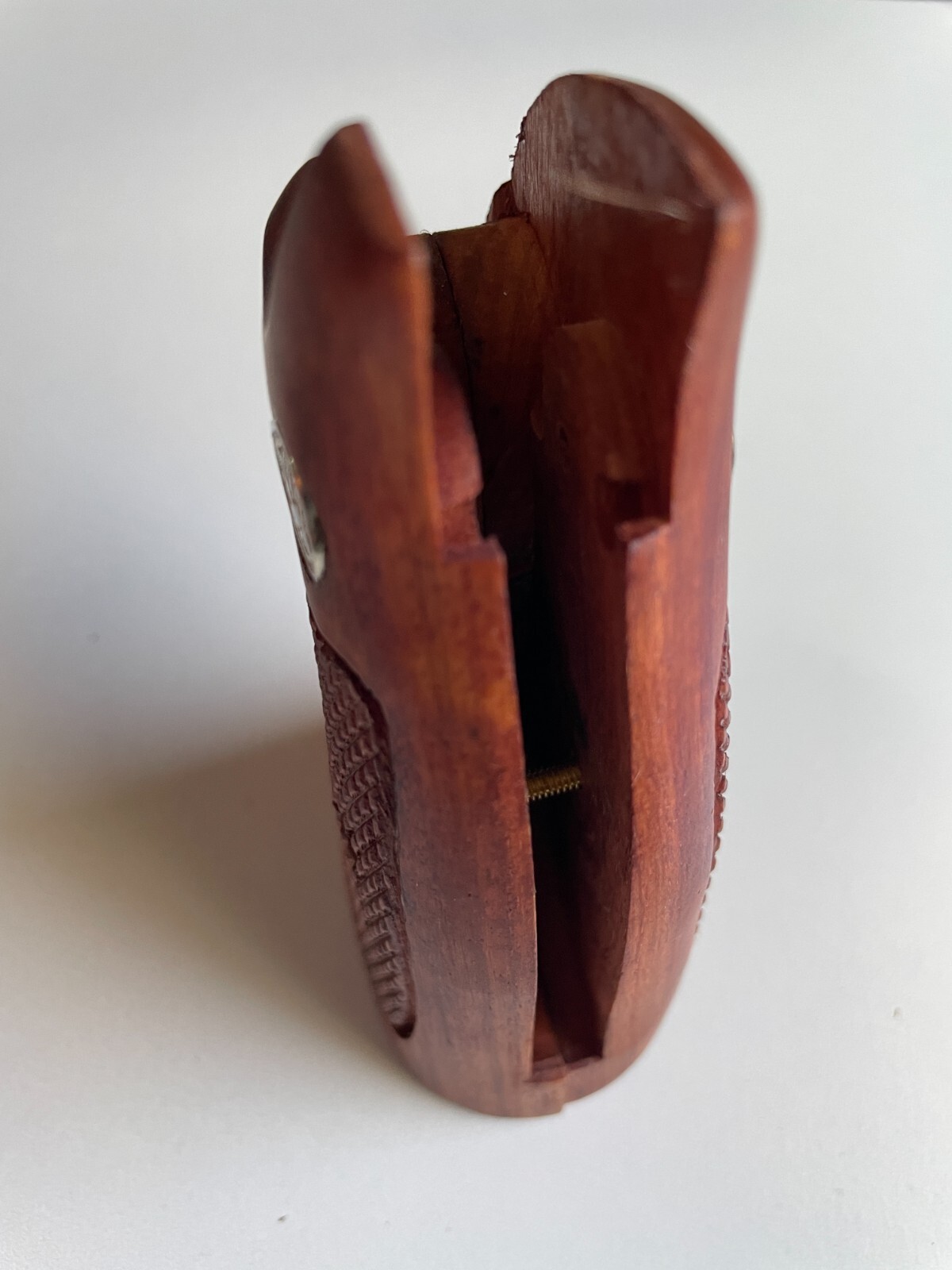 New hard wood grip for Smith & Wesson, K/L Square Fram Butt open back; Vim05