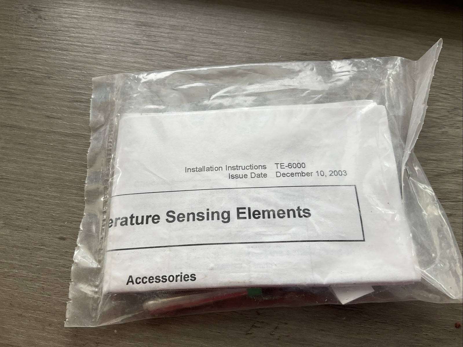 Johnson Controls TE-6000-1 temperature sensor 1000 OHM 1%