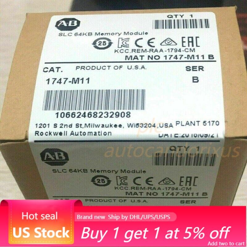 New Factory Sealed 1747-M11 SLC 500 Eeprom Memory Module 1747M11 Fast Shipping