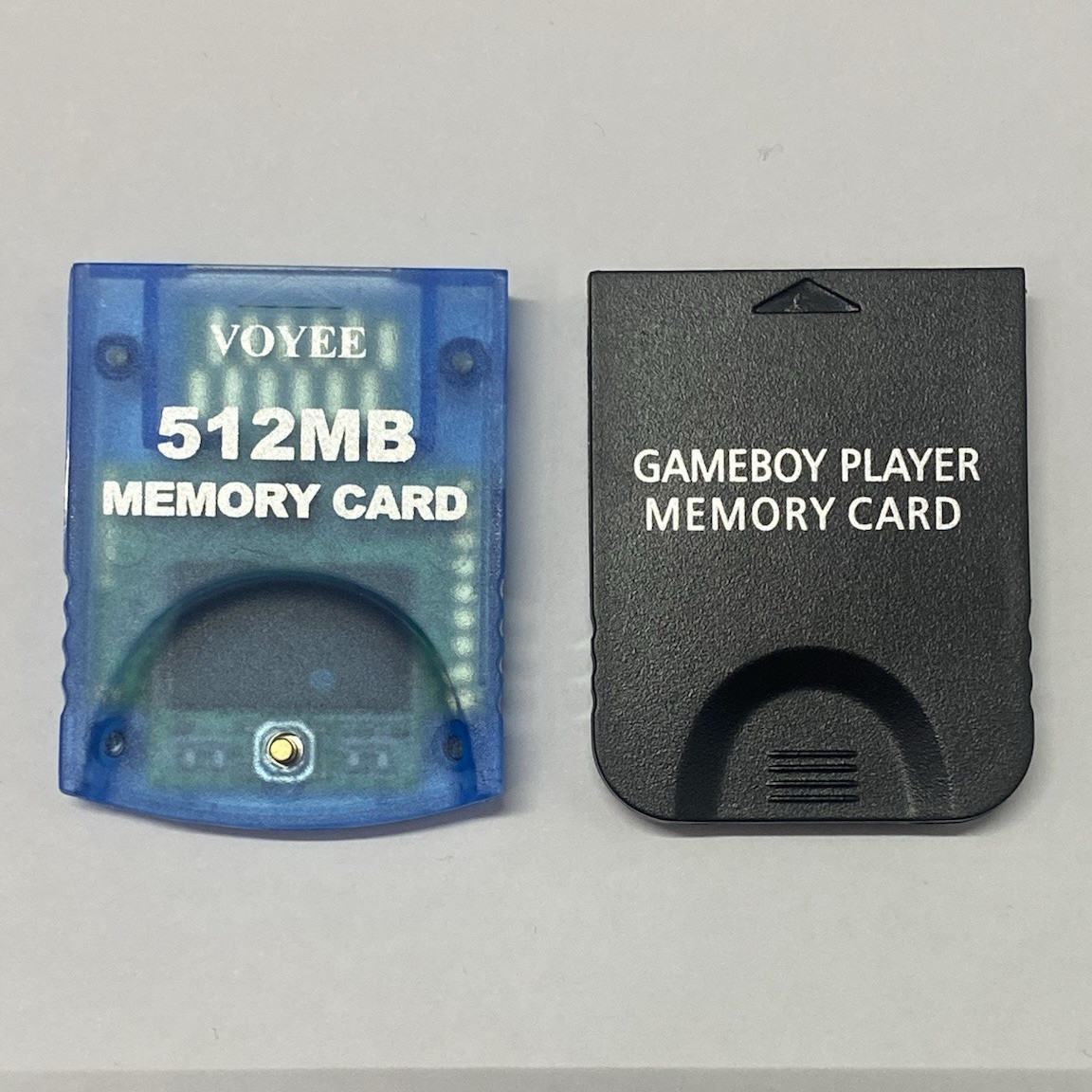 GameCube Game Boy Player Memory Card and VOYEE 512MB Memory Card Lot of 2