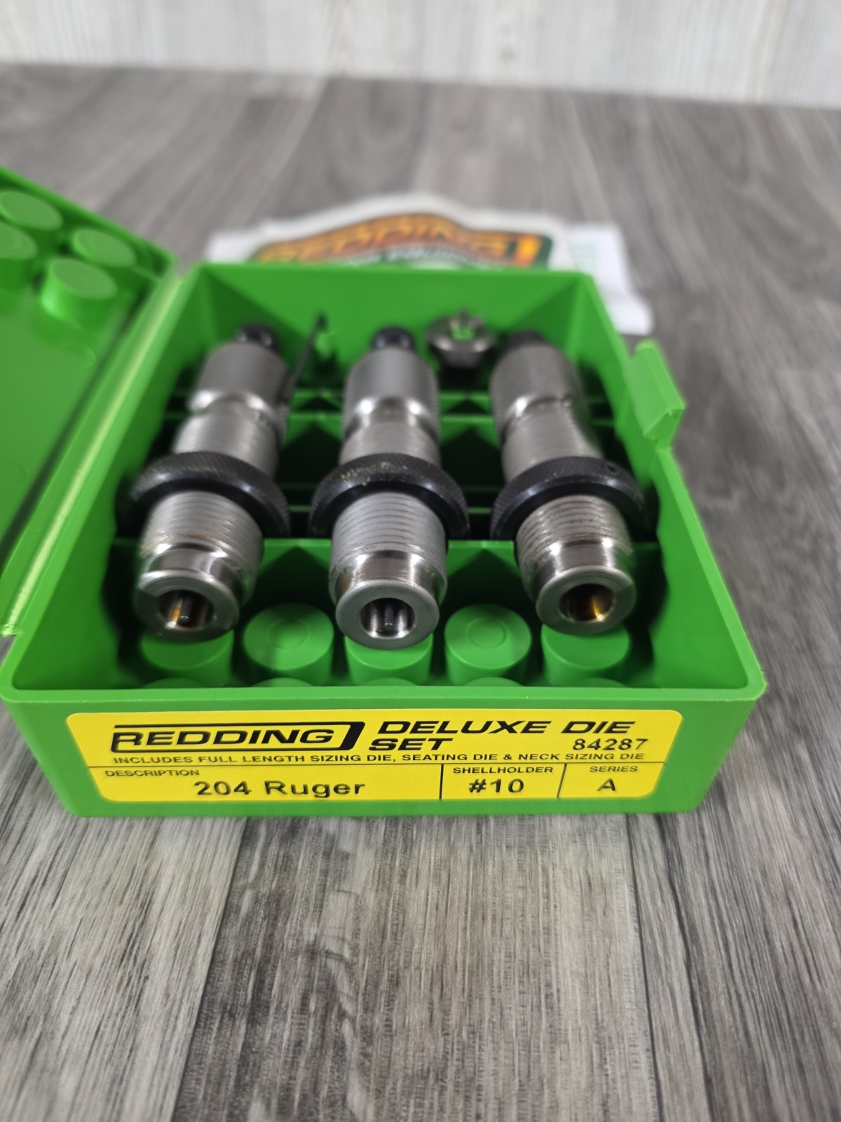 Redding 204 Ruger 3 Die Set