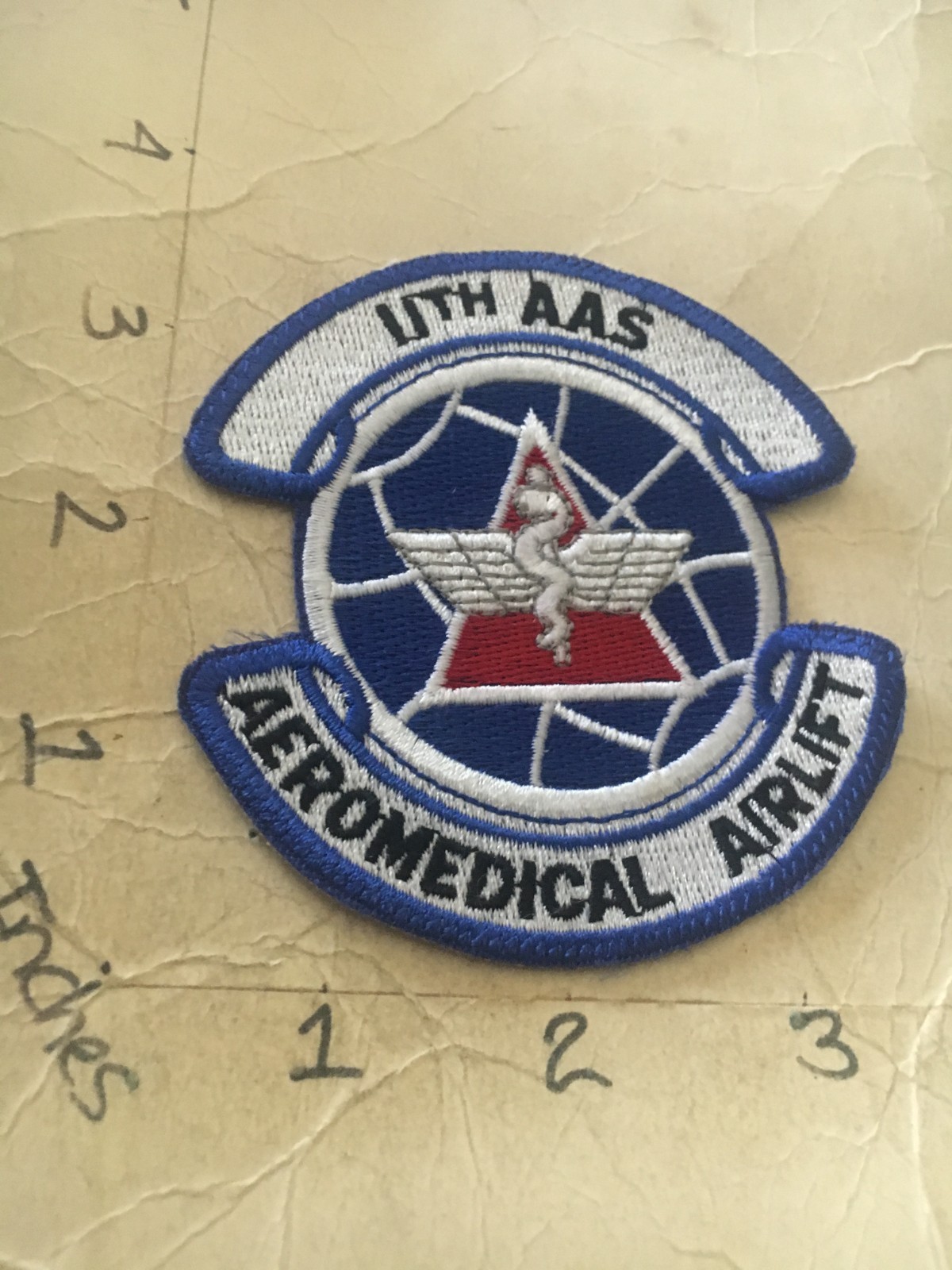 USAF 11th AeroMedical Airlift Squadron patch 7/7/25