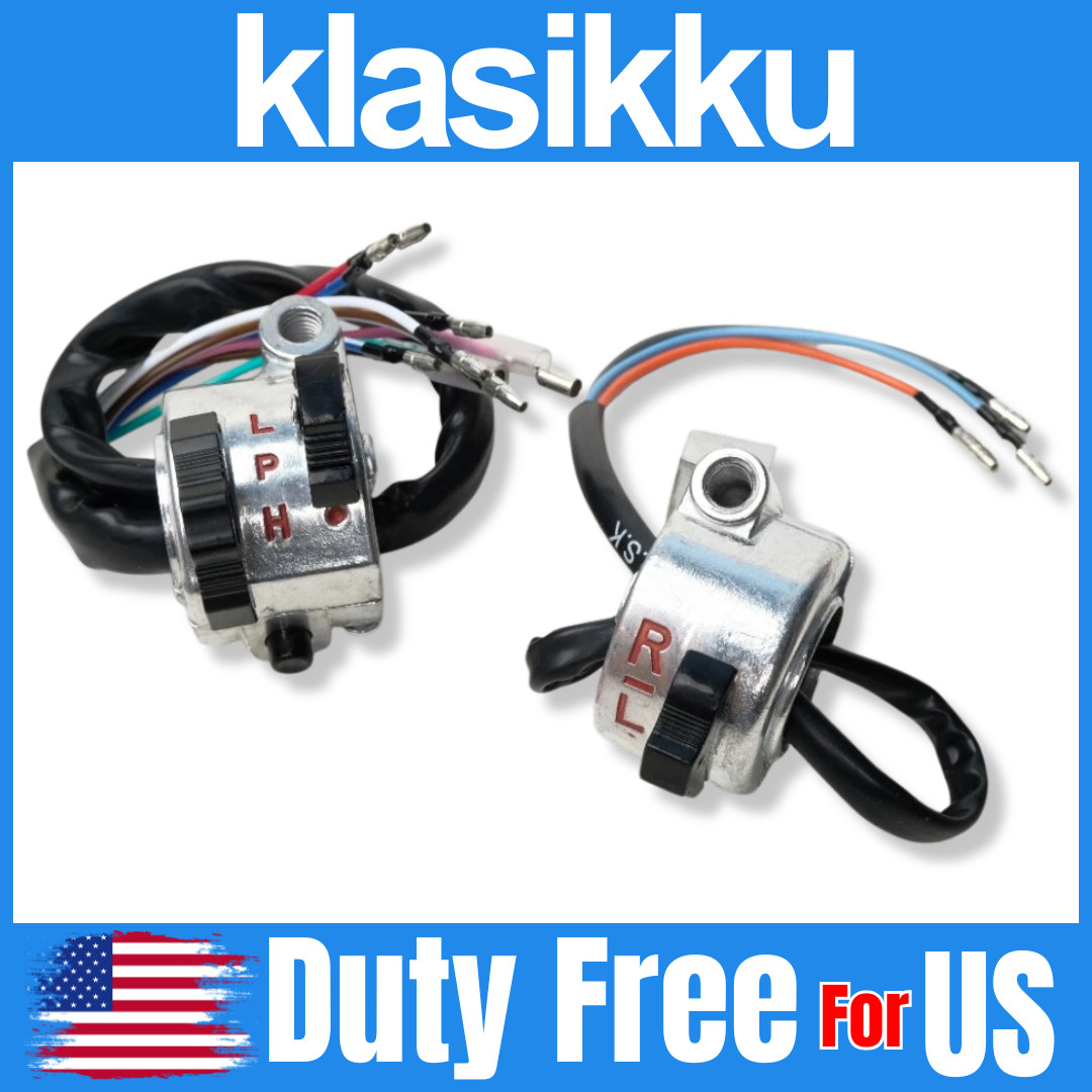 Fits For Honda C70 C50 C65 C90 Handle Bar Switch Left + Right 1 Pair