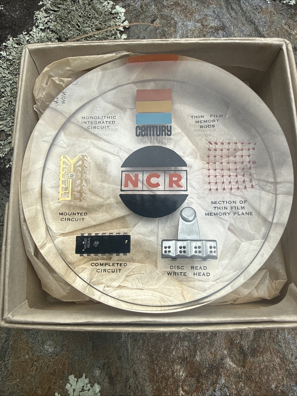 Vtg NCR Century 100 Computer Components Display Monolithic IC Thin Film Memory
