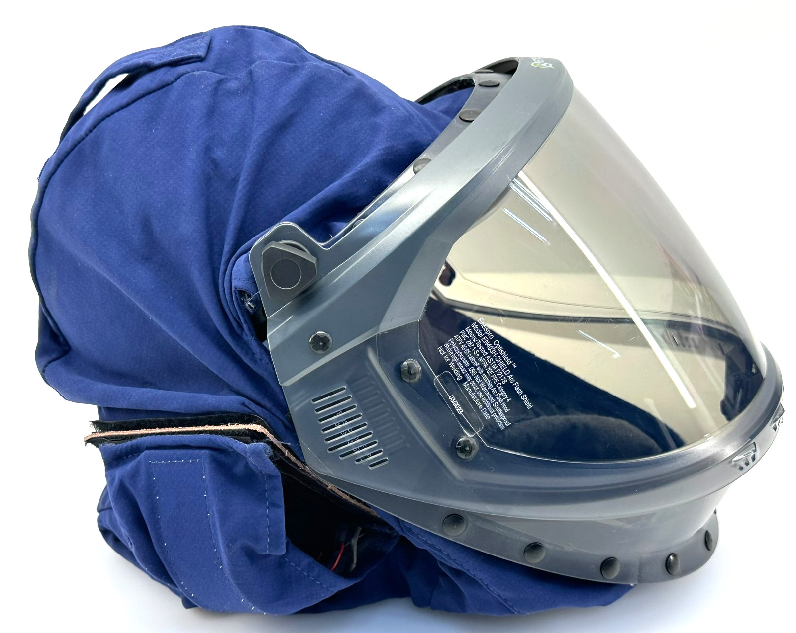 National Safety Apparel ArcGuard Hood Helmet Arc Rating 40 CAL CAT 4 ARC40H1