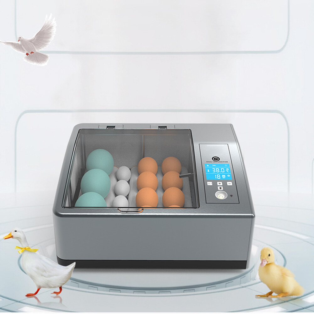 16 Chicken Egg Incubator Fit Hatching Eggs with Automatic Turner Temp Control US