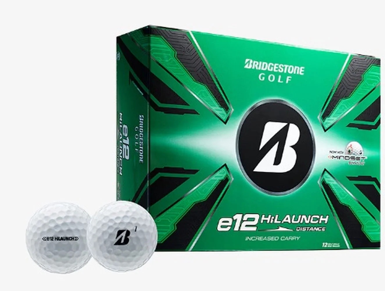 Bridgestone e12 HiLaunch 1 Dozen Golf Balls New
