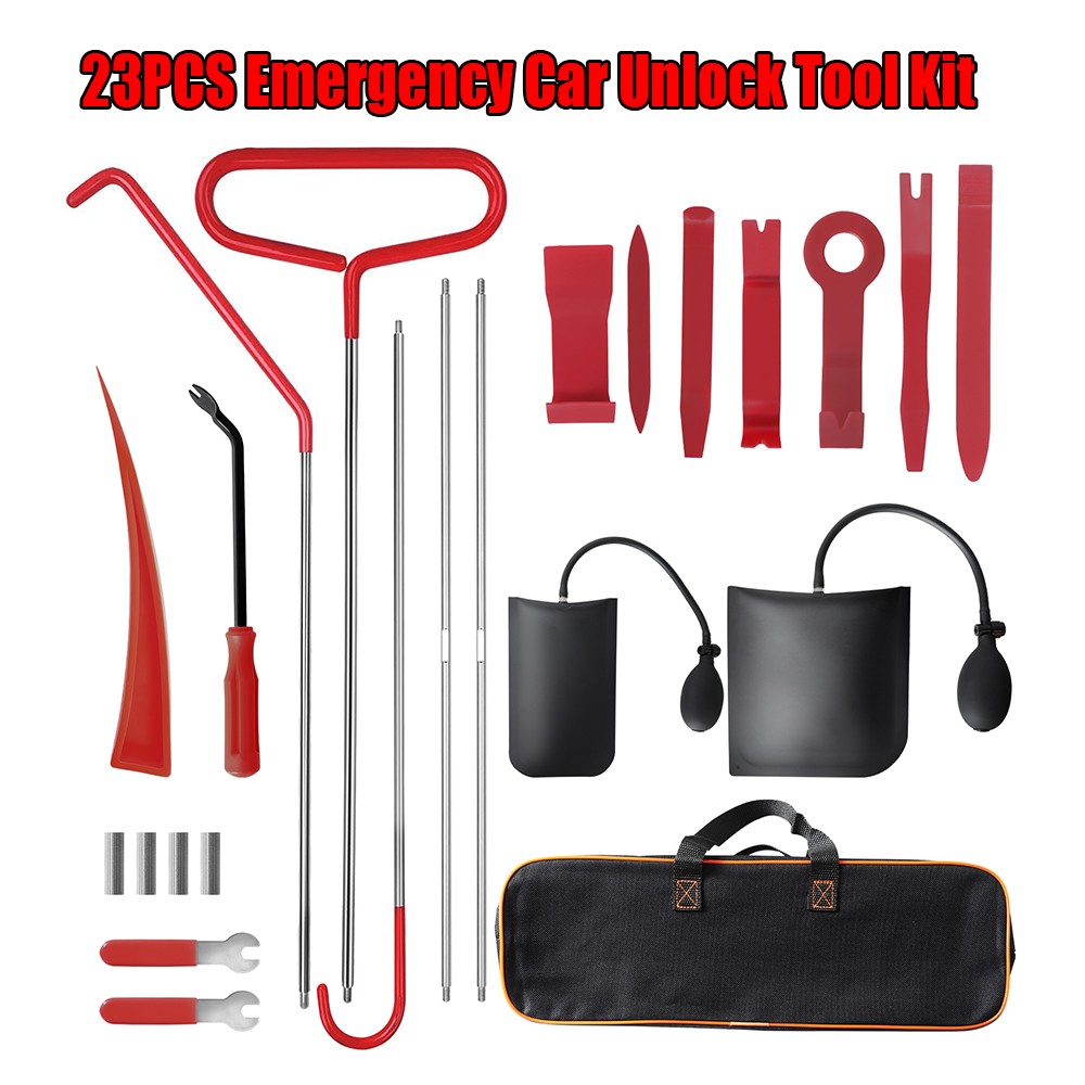 23pc Car Repair Tool Kit Portable Automotive Tool Set with Carrying Bag for Cars