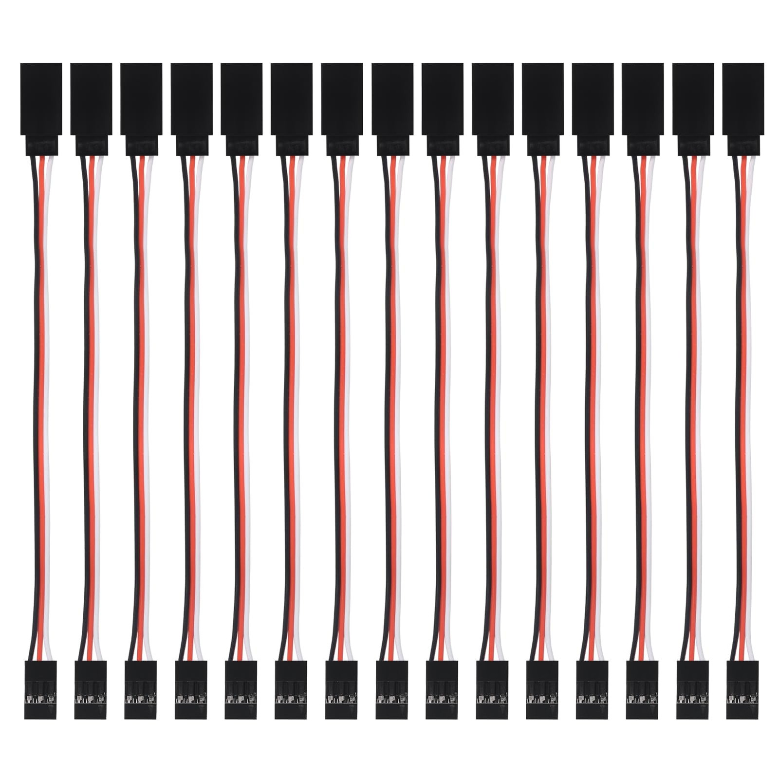 15pcs 3-pin Servo Extension Cable Cord 15cm Male to Female RC JR Servo...