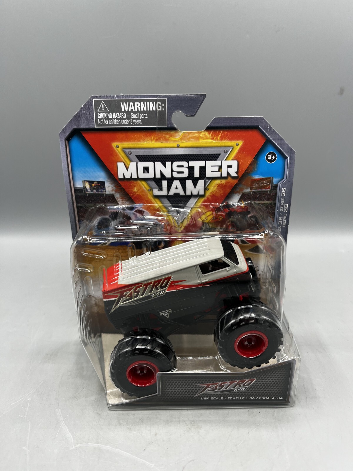 Monster Jam, Official Fastro Van Monster Truck, Die-Cast Vehicle, 1:64 Scale NEW