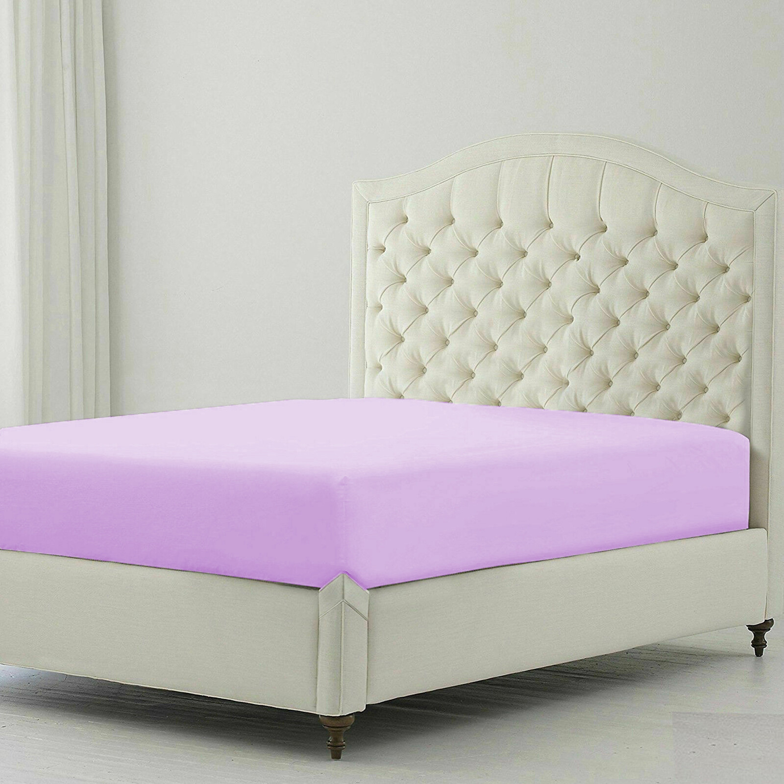 Bedding Collection 1000 TC OR 1200 TC 100% Cotton Lavender Solid All Item