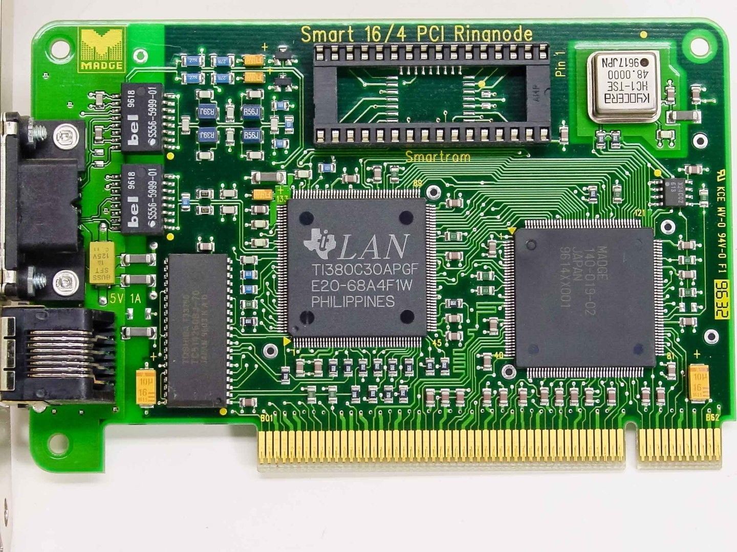Madge Smart 16/4 PCI Ringnode Network Card 151-100-03S