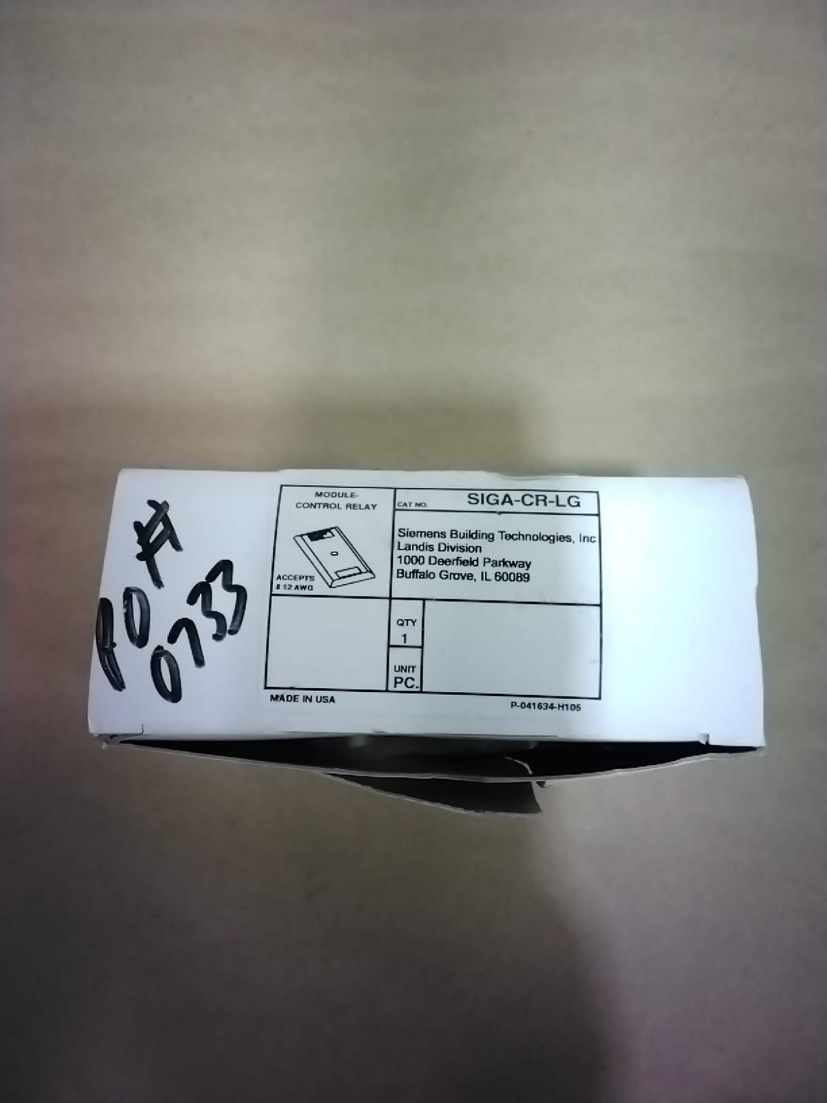 Siemens SIGA-CR-LG Control Relay Module