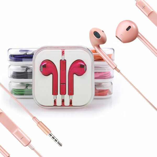 Lot of 10 Earphones Earbuds Headsets Headphones Remote & Mic 3.5mm Connector
