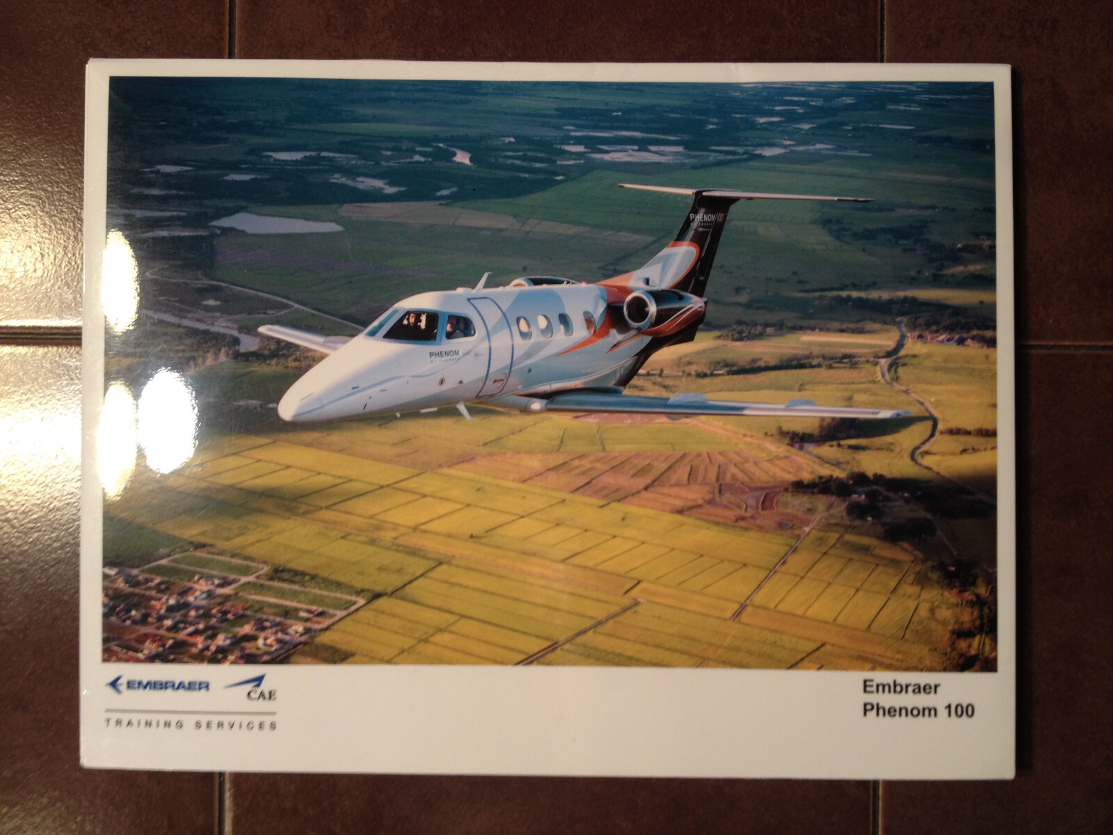 Enbraer Phenom 100  Instrument Panel Poster
