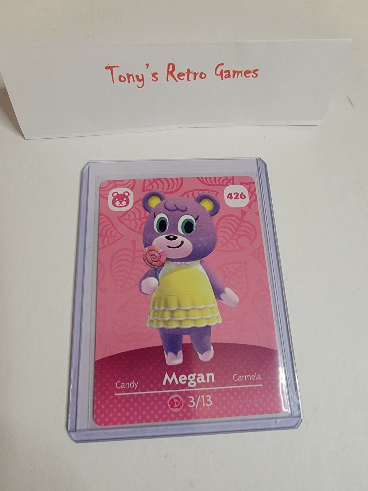 !SUPER SALE! MEGAN # 426 Animal Crossing Amiibo Card SERIES 5 MINT NEVER SCANNED