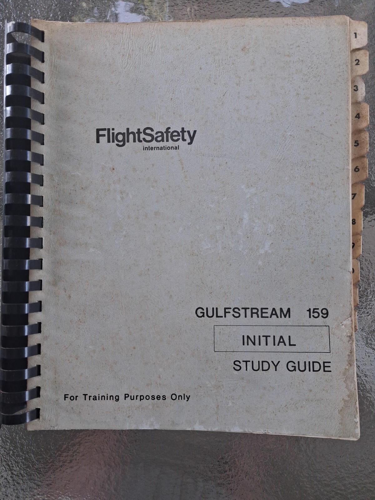 FlightSafety International Gulfstream  159 Initial Study Guide 1950's