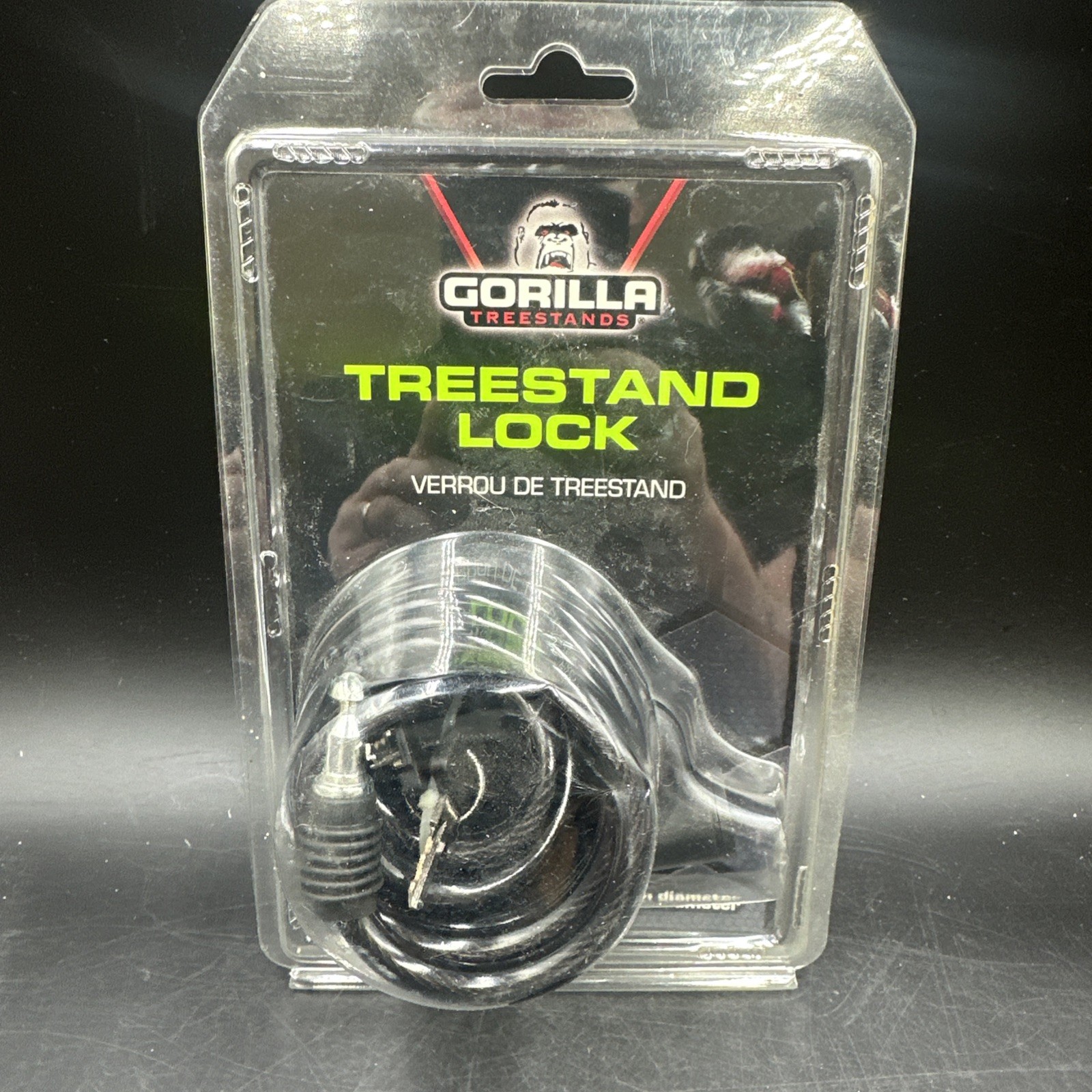 Gorilla Gear Tree Stand Lock with two keys, new never used