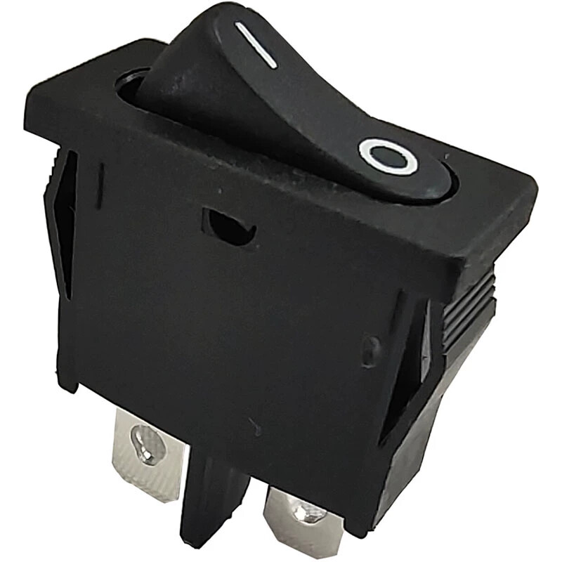 1pc LIGHT COUNTRY R6 Automatic reset Slim Rocker Switch 2 Pins 2 Positions