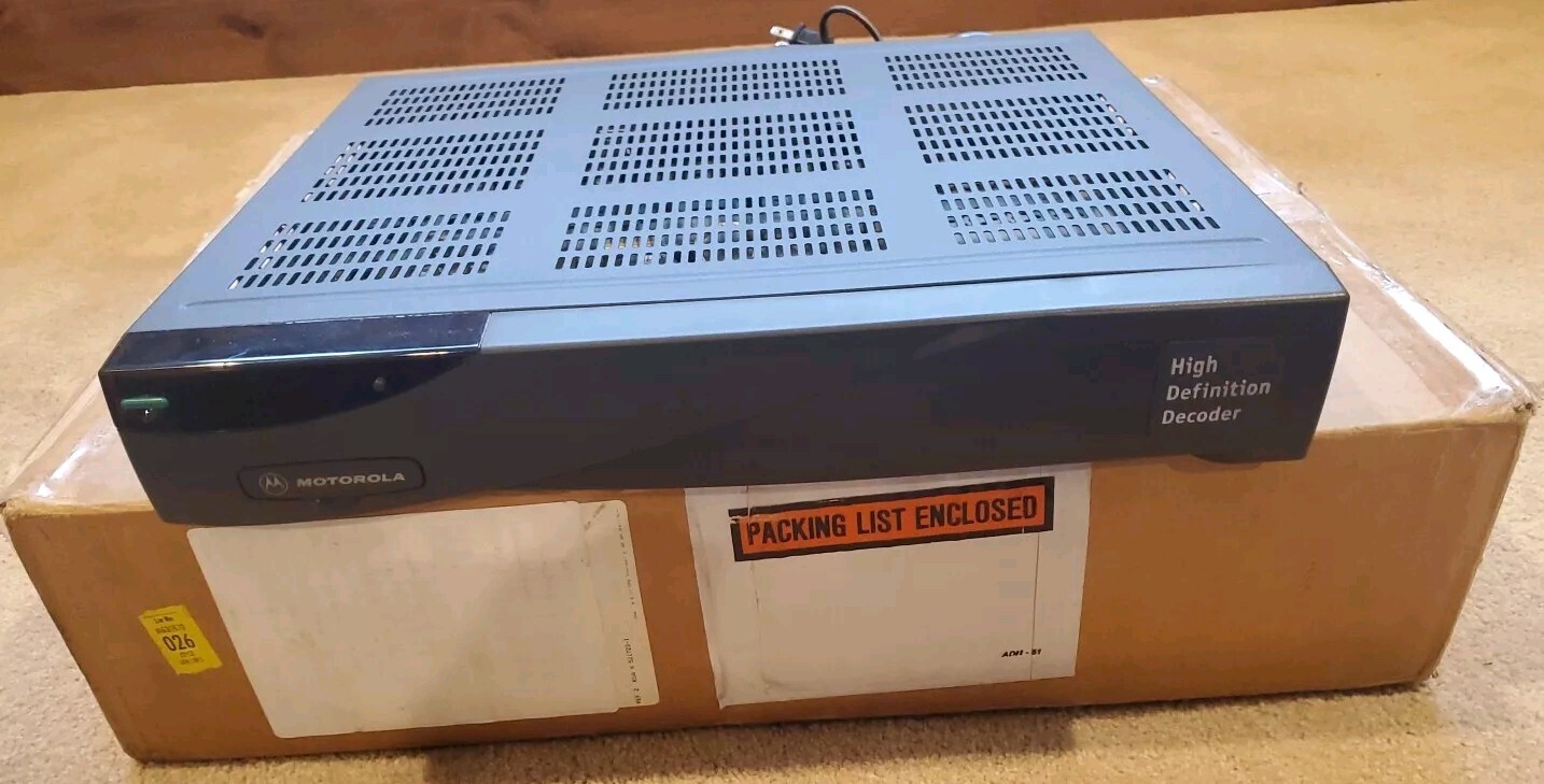 Motorola General Instrument High-definition Decoder Model Hdd - 200 W/GUI
