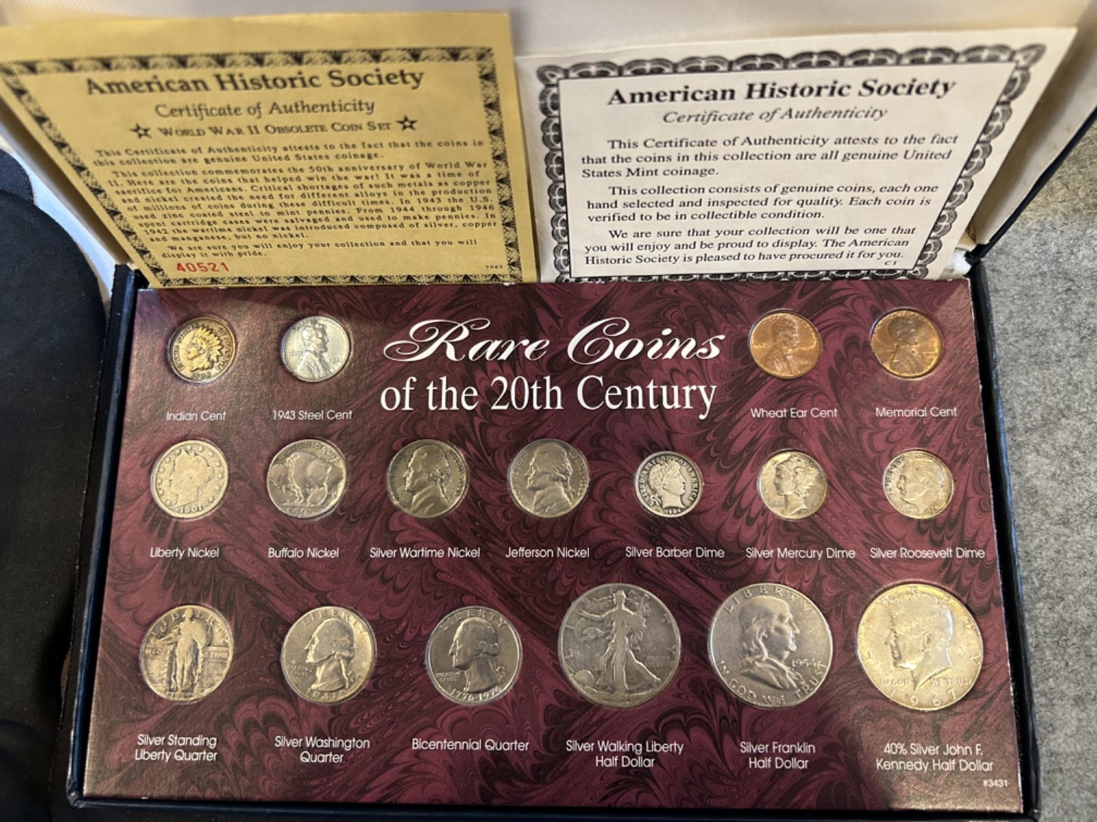 1900 S RARE COINS OF THE 20TH CENTURY,SEE DESCRIPTION LISTS