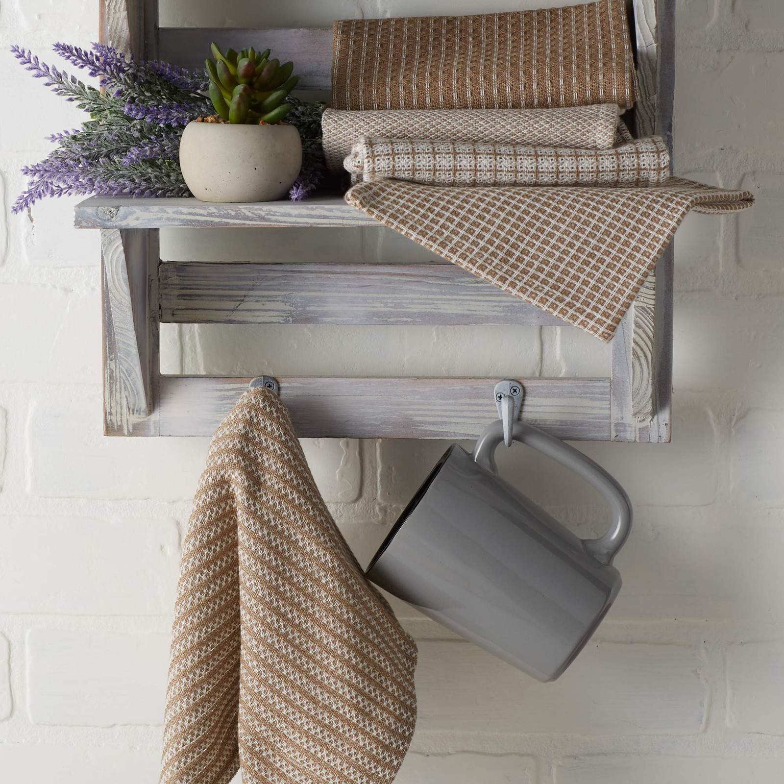 Dishcloth Set 12x12 Stone Kitchen Everyday DII Assorted