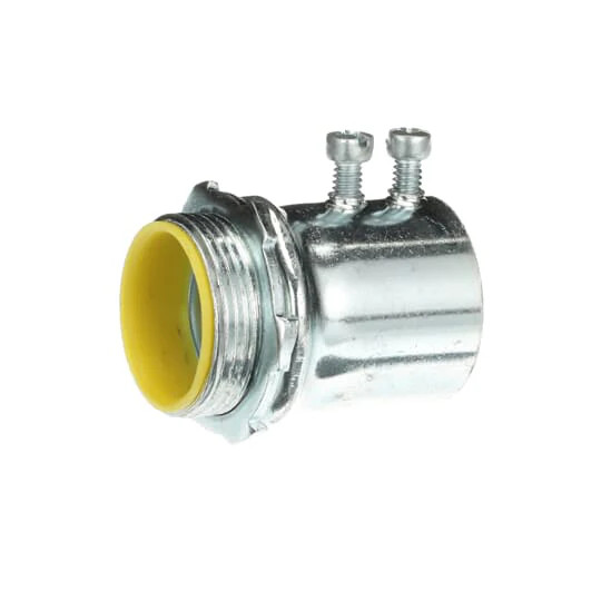Steel City TC724A 1-1/4" Insulated Throat Set Screw Connector  Steel