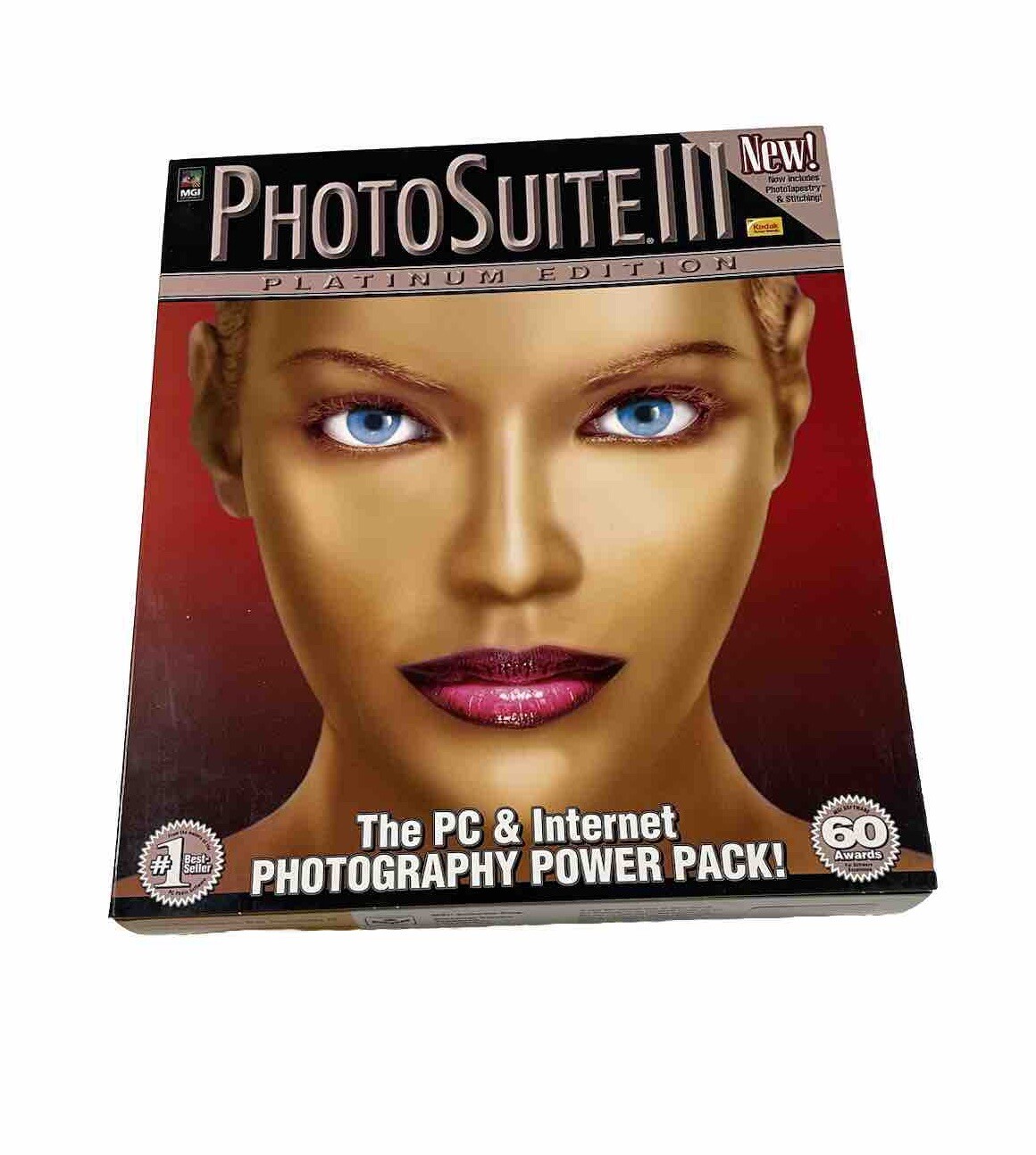 Photo Suite 3 Big Box PC Photography Platinum Edition CD Rom 1999 MGI Software