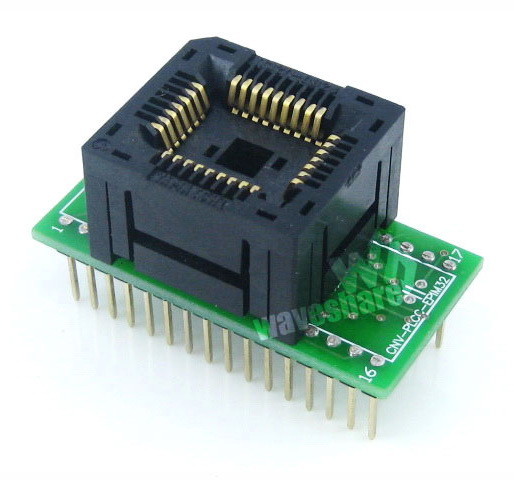 Yamaichi IC120-0324-009 IC Test Socket Programmer Adapter for PLCC32 Package
