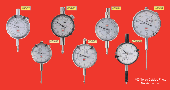 (1) Wilson Wolpert 400-06I Series 0-.5 Inch Dial Ind