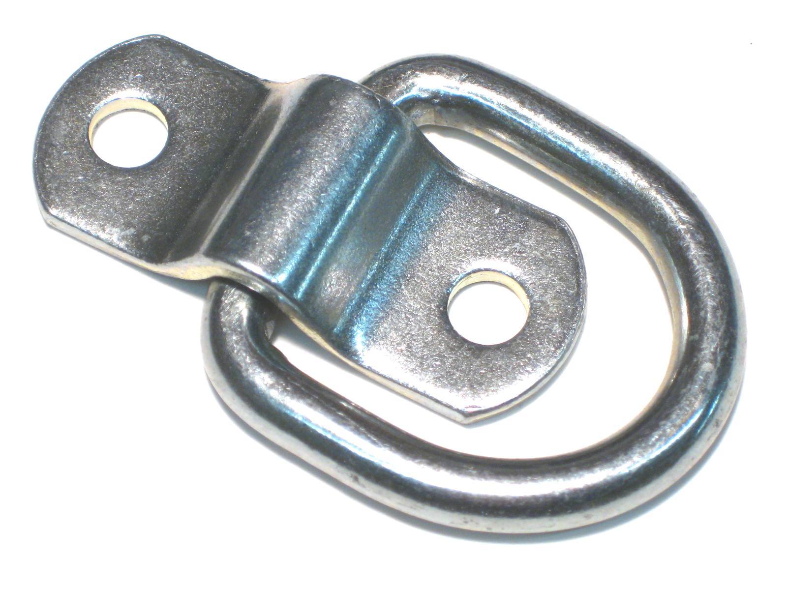 (40) 1/4" Rope Rings D Rings Tie Down Enclosed Trailer Cargo Van Tarp Strap Ring