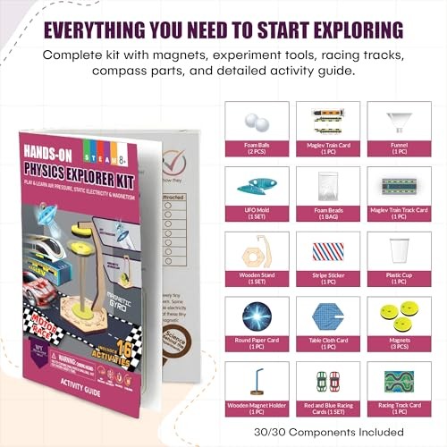 Physics Science Kit for Kids Ages 8-12 | STEM Educational Gift with 16