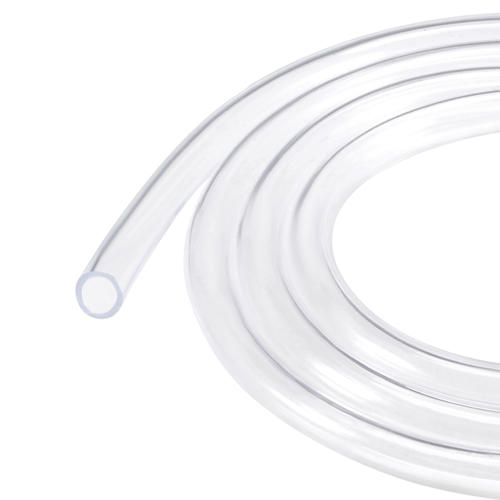 MECCANIXITY PVC Clear Hose Vinyl Tubing 7/16" ID 5/8" OD 3.3ft Flexible Light...