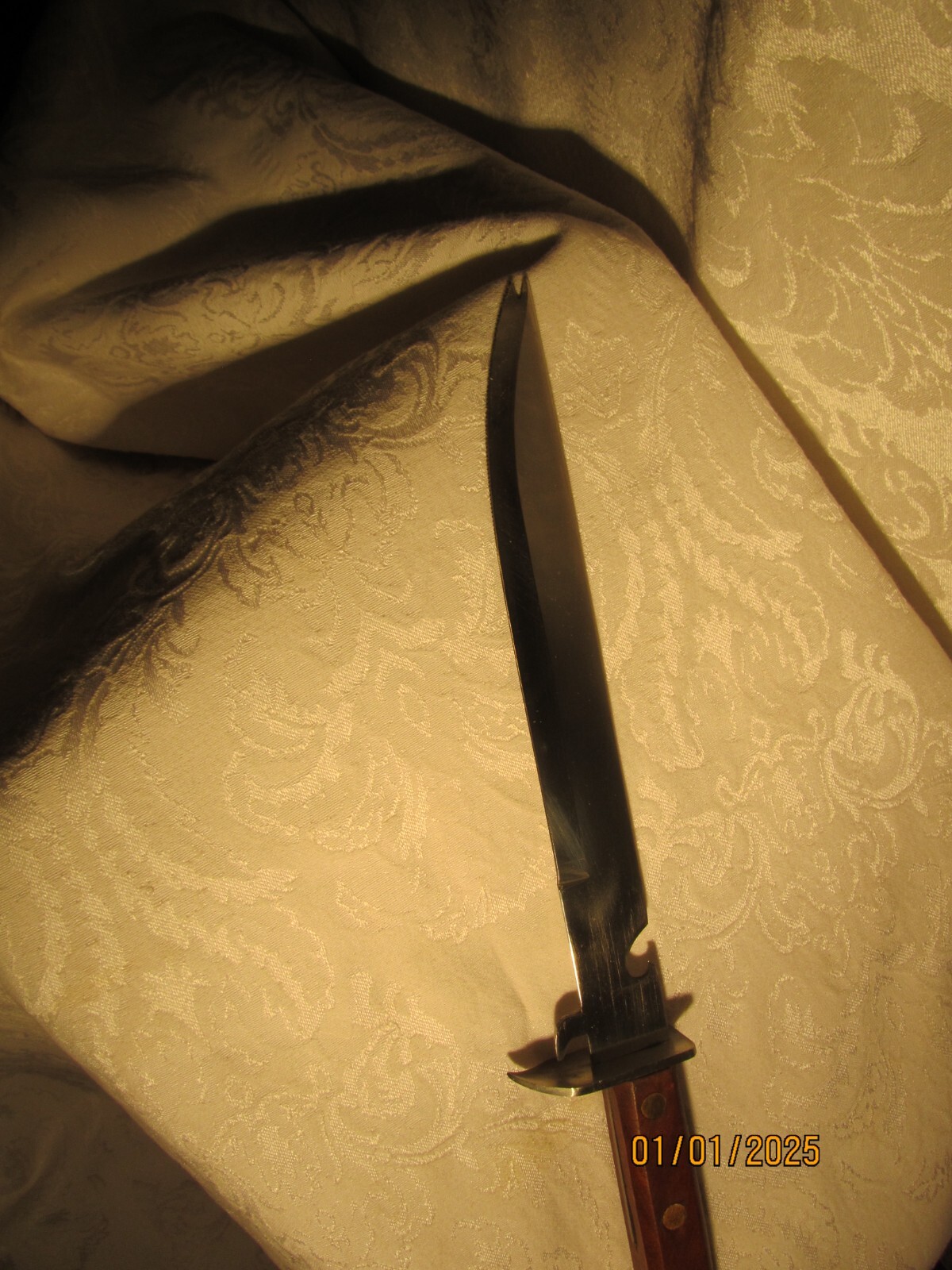 Vintage The Handy Dandy Kitchen Knife w/Wood Handle 19" Long